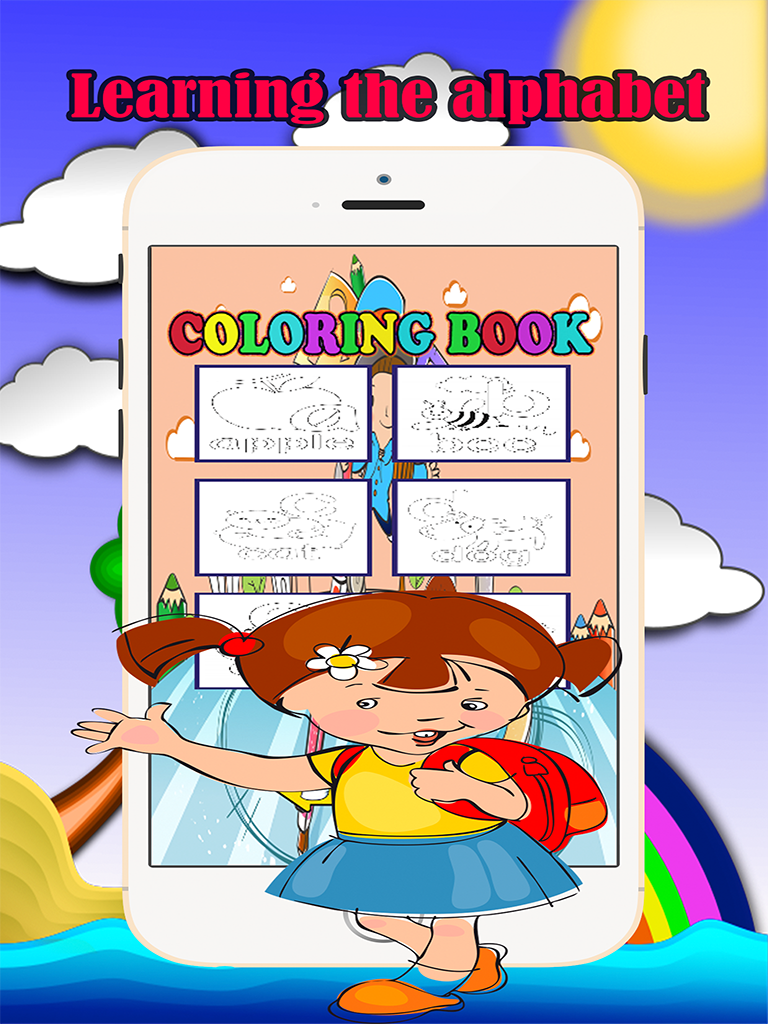 English Alphabet Coloring Book Fun Games For Kids screenshot 8