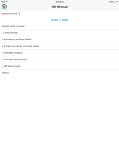 Calculadora ISR screenshot 5