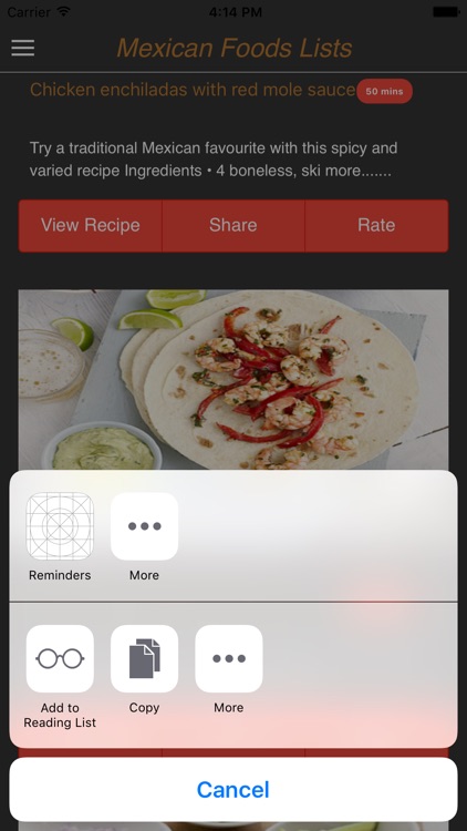 Typical Mexican foods screenshot-3