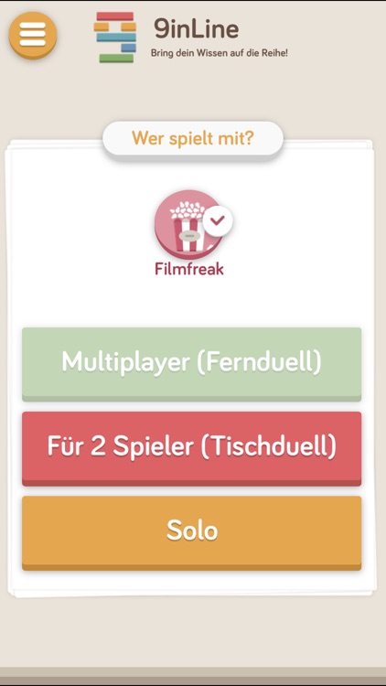 9inline Quiz Spiele: Spiel Quizduell Nine in Line screenshot-4