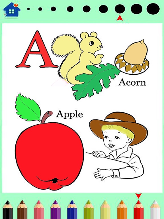 ABC Farm Coloring Book - Best Education Game iPad screenshot