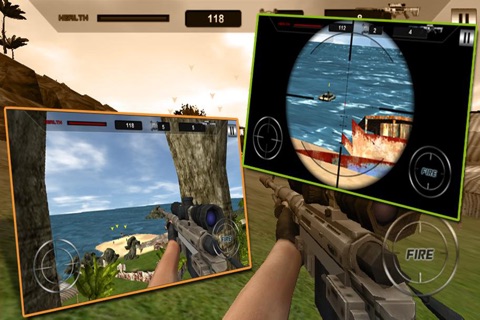 Clash of Angry Navy Sniper 3D: Shooting Game screenshot 2