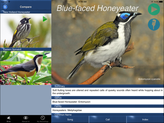 Bird Song Id Australia - Automatic Recognition iPad app afbeelding 5