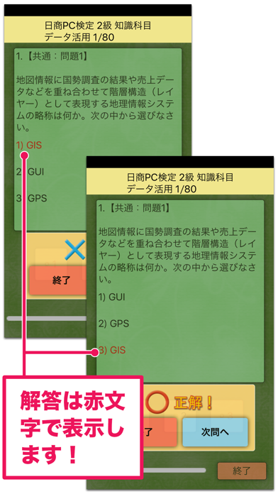 日商PC検定試験 2級 知識科目 データ活... screenshot1