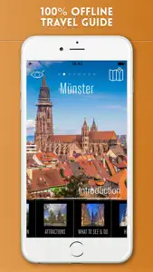 Münster Travel Guide with Offline City Street Map screenshot #1 for iPhone