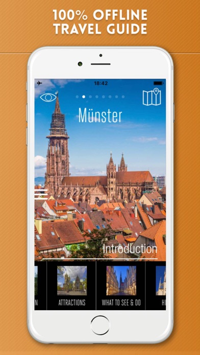 Münster Travel Guide with Offline City Street Map Screenshot 1 - AppWisp.com Münster Travel Guide with Offline City Street Map Screenshot 1 - AppWisp.com