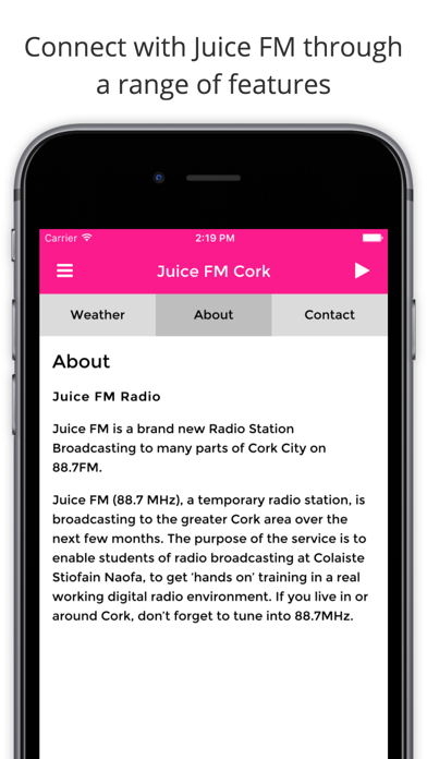 Screenshot #3 pour Juice FM Cork