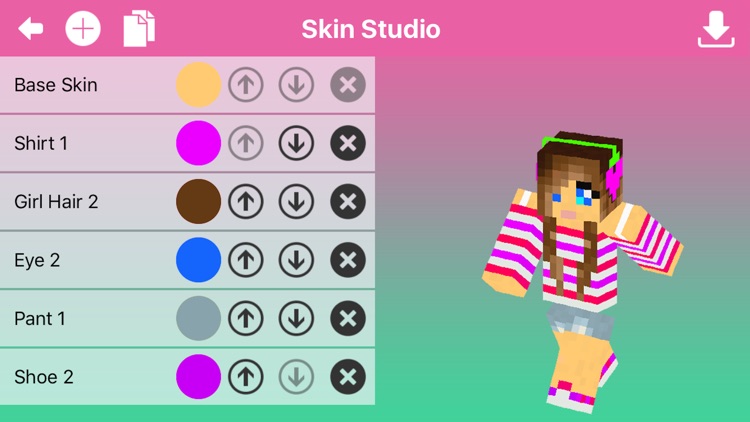 Best Skin Editor - Skins Creator for Minecraft PE & PC screenshot-3