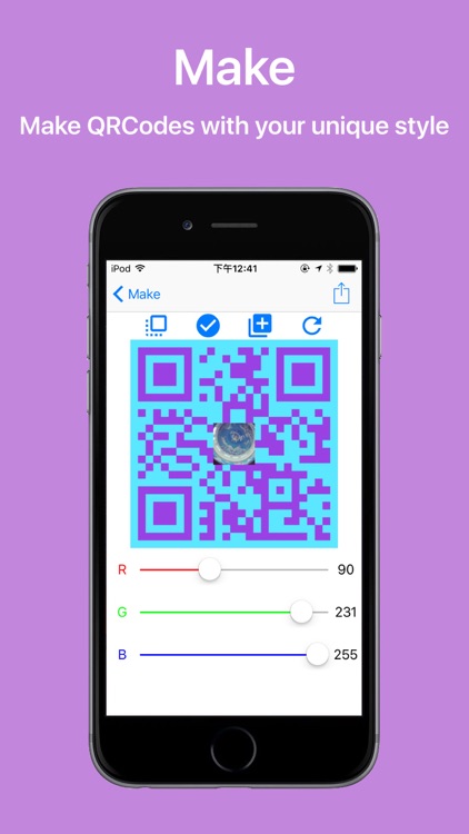 EasyQR - Efficient QR and barcode reader & maker screenshot-3