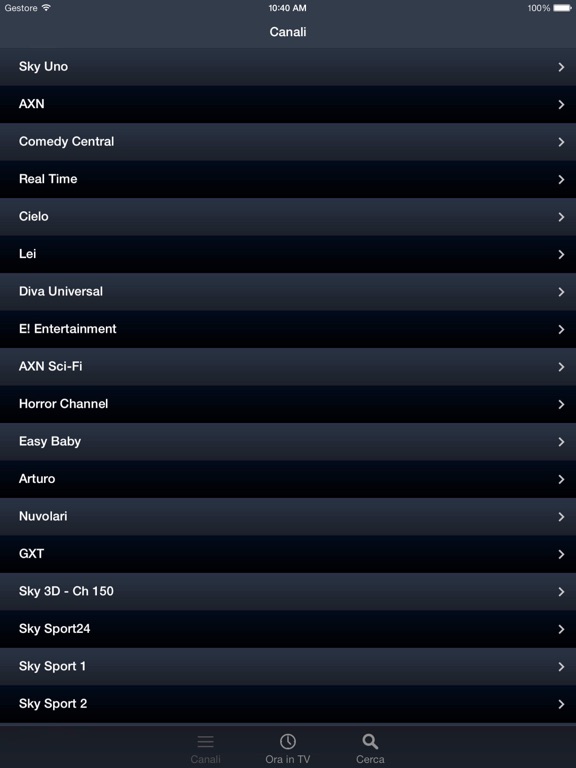 Screenshot #4 pour La Tele Italia per iPad