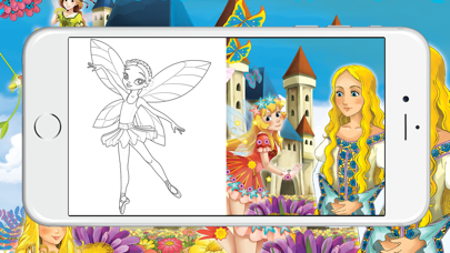 Screenshot #2 pour Solve Fairy & Princess Cartoon Coloring Book Kids