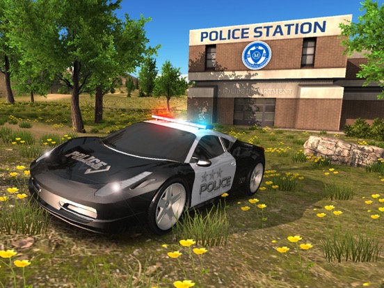 Screenshot #4 pour Police Car driving Offroad 4x4