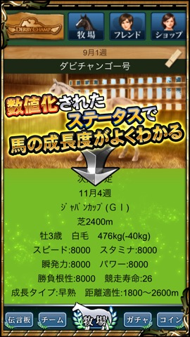 競馬ゲーム【ダービーチャンプ】のおすすめ画像4