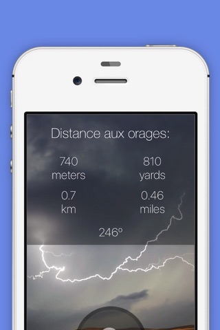 Thunderstorm Location Calculator - Get Distance & Location of the next Thunderstorm! screenshot 3
