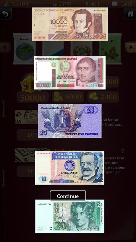 Banknotes Collector