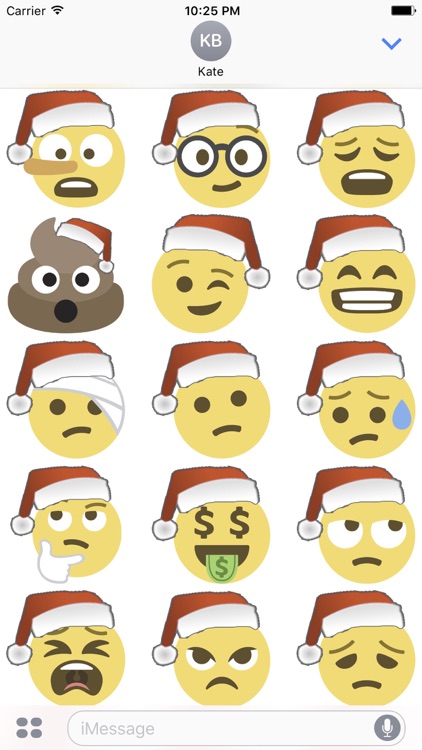 Santa Emoji screenshot-3