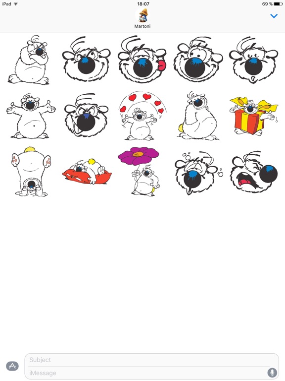 Screenshot #5 pour Cubitus Stickers