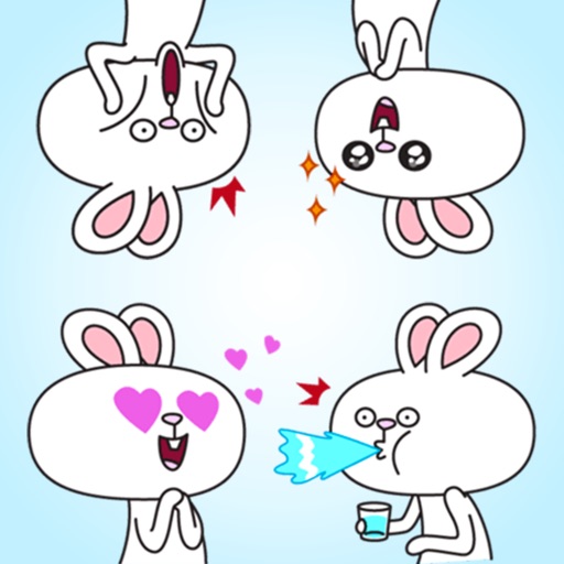 Funny Rabbits Stickers icon
