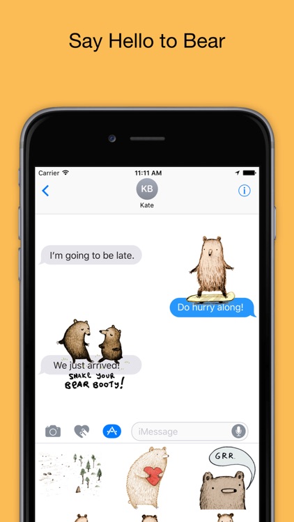 Bear - Redbubble sticker pack