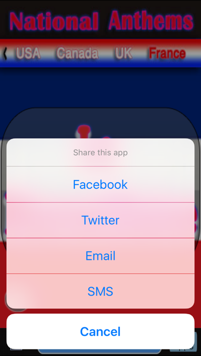 National Anthems! iPhone screenshot 5 - Entertainment app