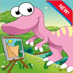 Color ME: Dinosaur Coloring Book Pages Kids Adults app icon