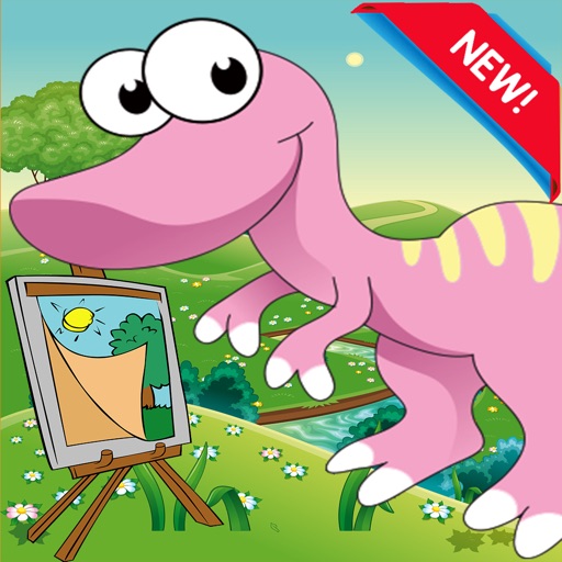 Color ME: Dinosaur Coloring Book Pages Kids Adults icon