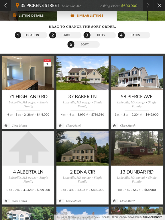 MassLive.com: Real Estate iPad screenshot