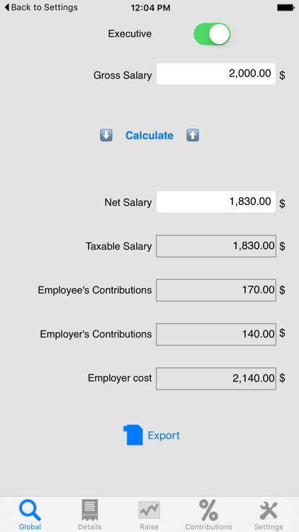 Salary Net / Gross (Pro)