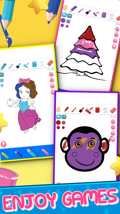 Screenshot #3 pour Princesse livre dessin et coloriage jeu