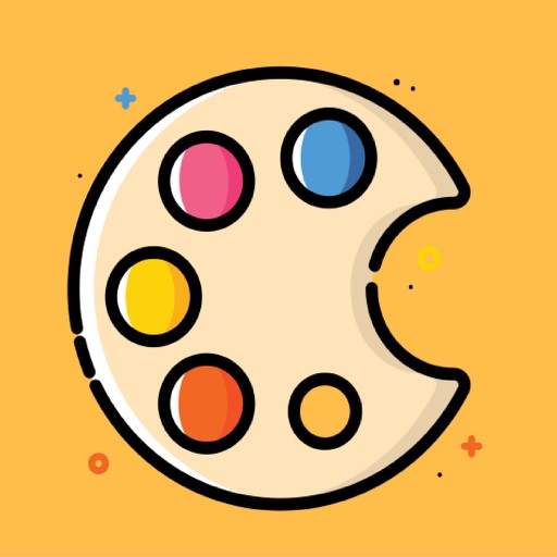 Fun Coloring Book Icon