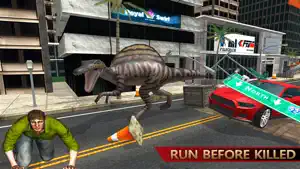 Dinosaur Attack City Hunting 2017 screenshot #3 for iPhone