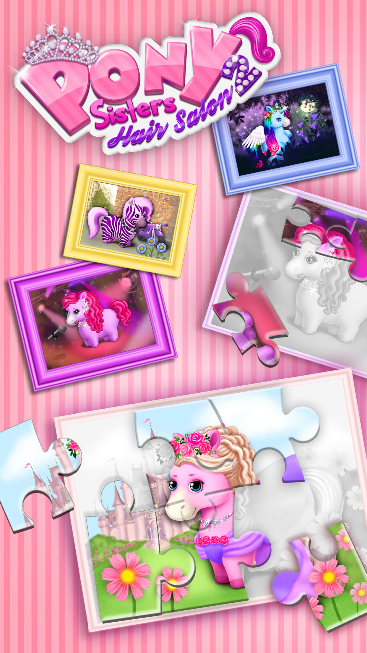 Pony Sisters Hair Salon 2 - Pet Horse Makeover Fun screenshot 5
