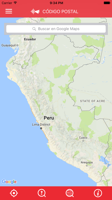 Screenshot #1 pour Código Postal Perú