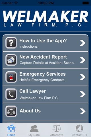 Welmaker Law Firm Injury App screenshot 2