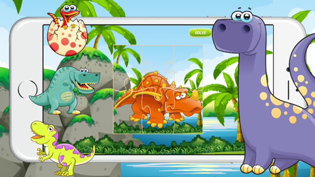 Easy Solve Dinosaur Jigsaw Puzzle Games for Adults(圖1)-速報App