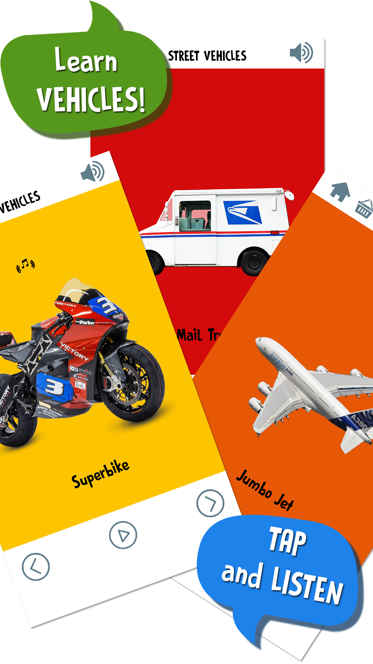 First Words for Baby: Vehicles screenshot 3