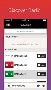 Radio Italy - Radios IT - Musica Italiana screenshot #2 for iPhone