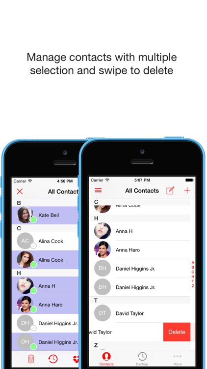 My Contacts Manager - Merge duplicate, backup, delete and manage your address book with dropbox