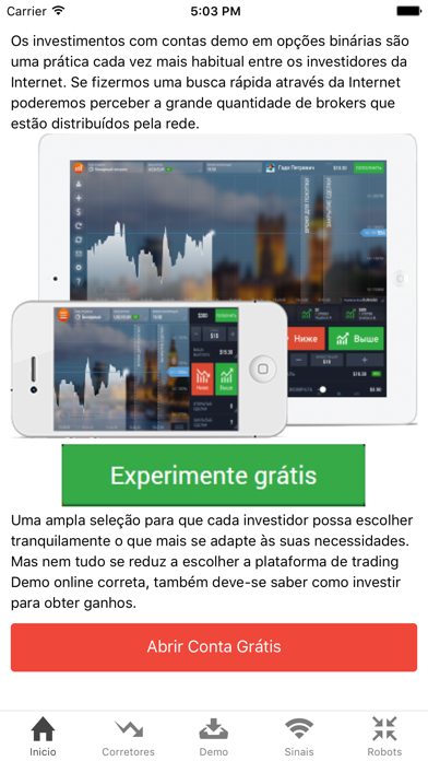 Screenshot #3 pour Opções Binárias para iniciantes