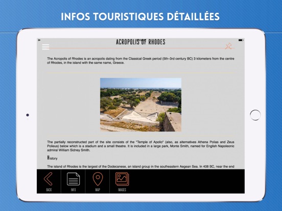 Screenshot #6 pour Rhodes Guide de Voyage avec Carte Offline