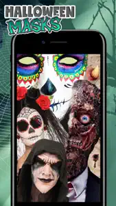 Halloween Masks and Costume.s Free Sticker Camera screenshot #1 for iPhone