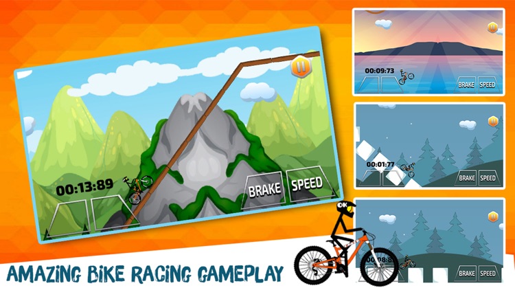 Stickman Stunt Bike Motorcycle Highway Race Rider