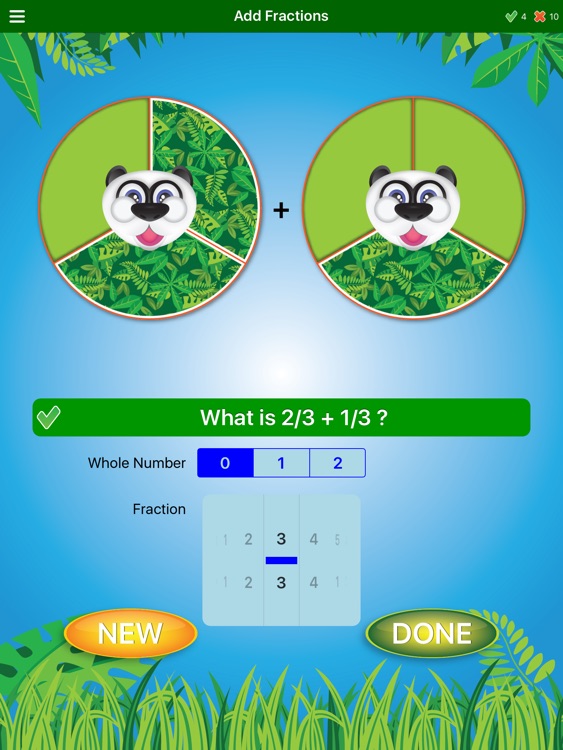 Jungle Fractions screenshot-3
