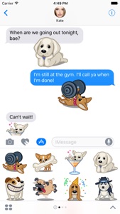 Dog Stickers Pack screenshot #1 for iPhone