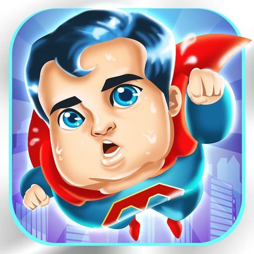 Superhero Fat to Fit Gym 2 - cool sport running & jumping games! icon