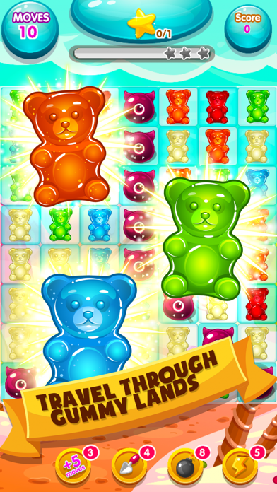 Toy Jelly Bear POP - Funny Blast Match 3 Free Gameのおすすめ画像1