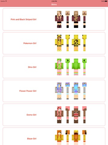 Girl Skins for MCPE - Skin Parlor for Minecraft PEのおすすめ画像4