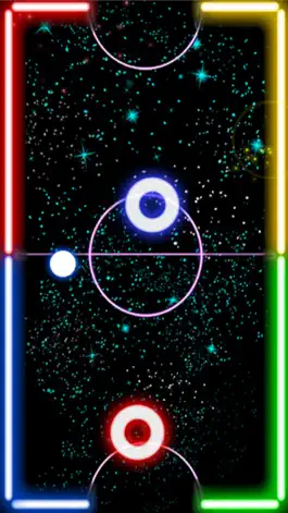 Game screenshot Glow Hockey HD - Best Neon Light Air Hockey hack