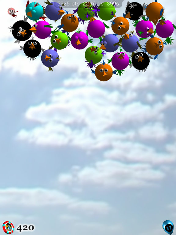 99 Birds, Shooting Match 3 iPad screenshot