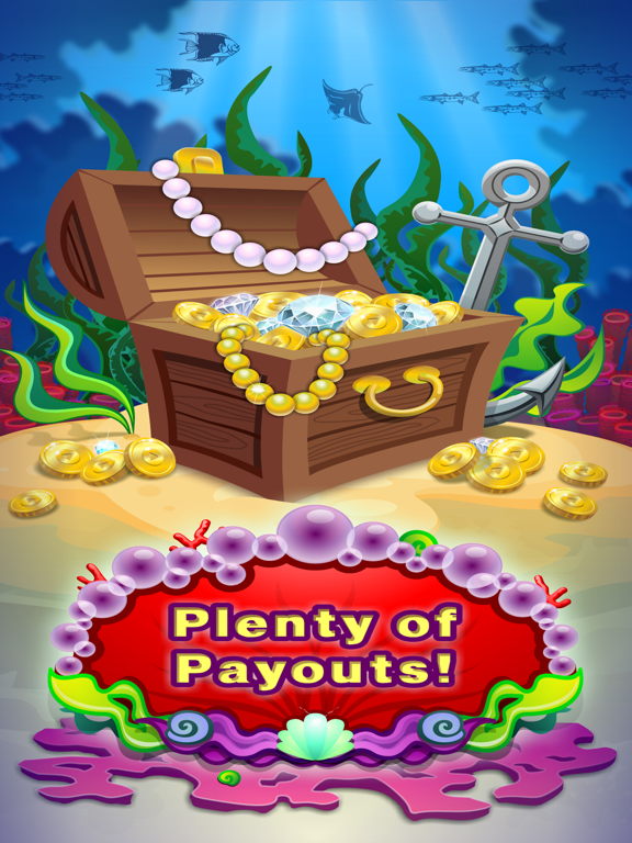 Golden Yellow Fish Slots Free Play Slot Machine iPad screenshot 3 - Games app